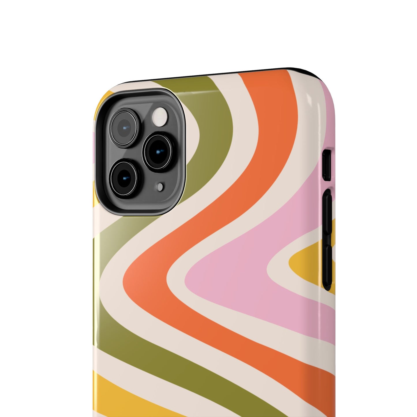 Retro Groove iPhone Case – 70s-Inspired Design with Dual-Layer Protection