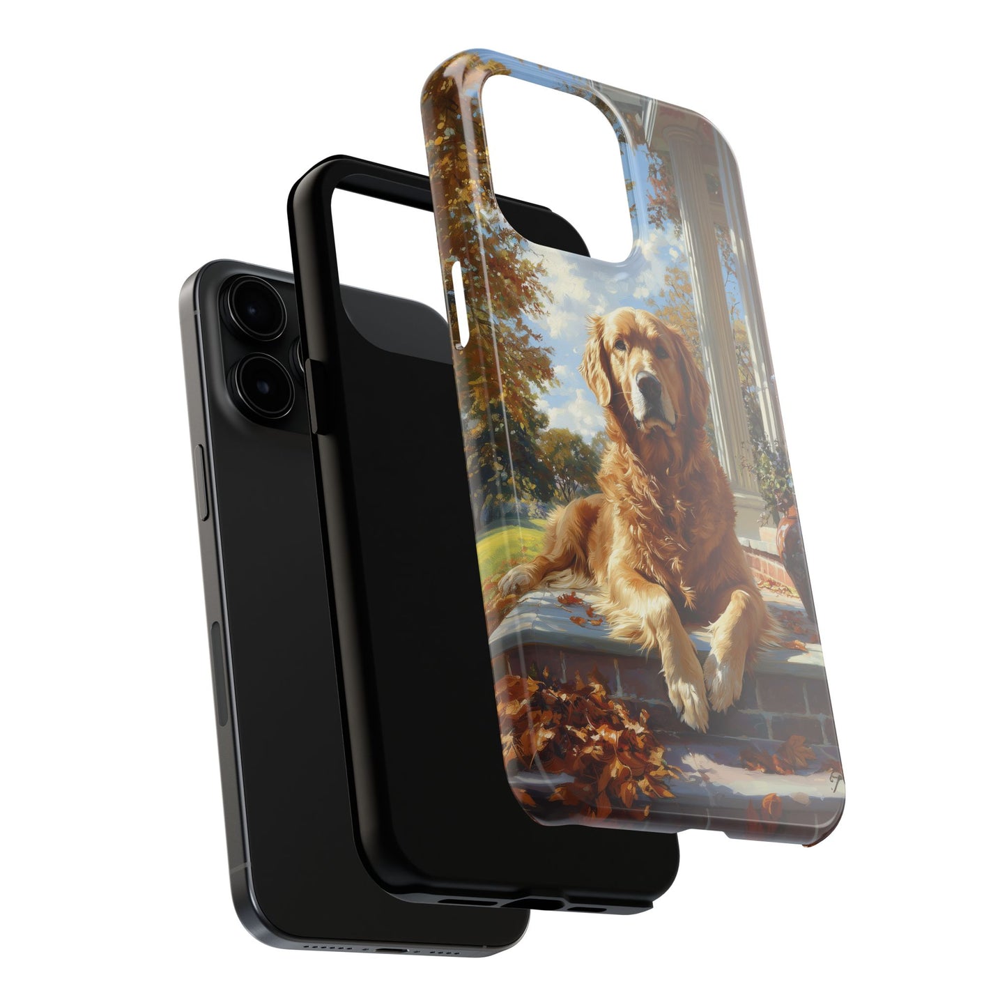 Golden Retriever Autumn Serenity - iPhone Series Case