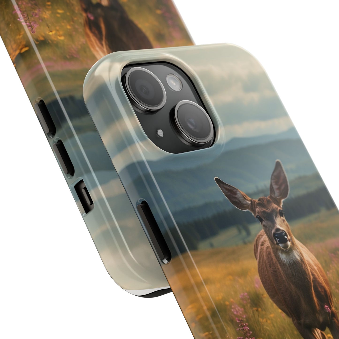 Rustic Meadow Deer – iPhone Case