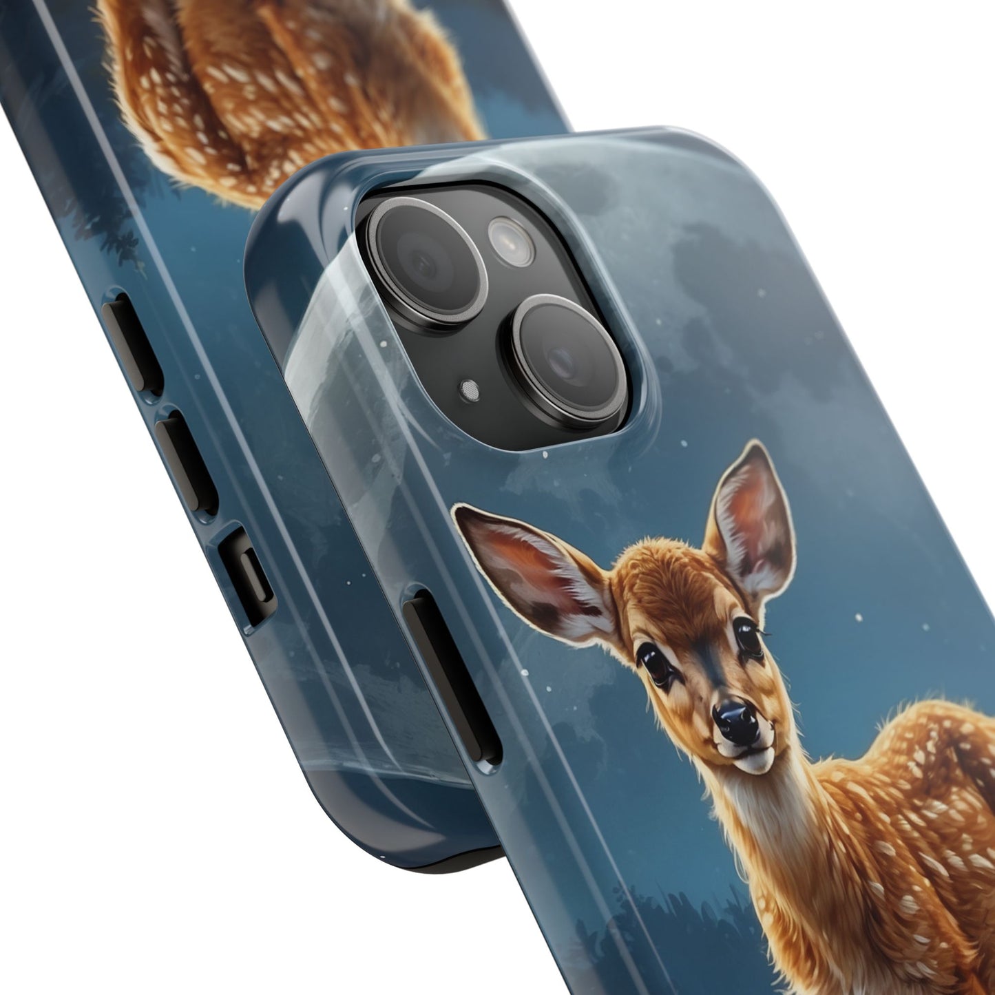 iPhone Case – Enchanted Fawn Under the Moonlit Sky