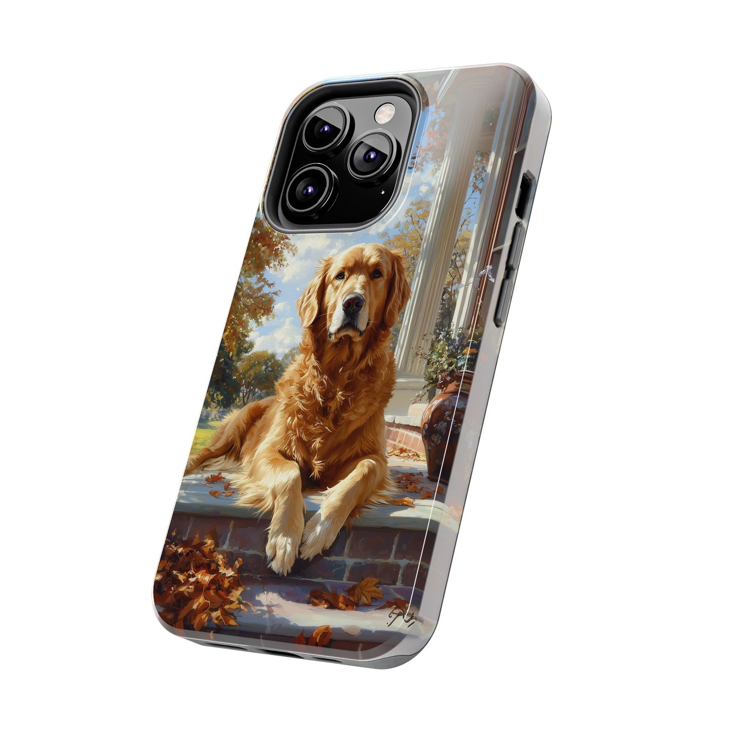 Golden Retriever Autumn Serenity - iPhone Series Case