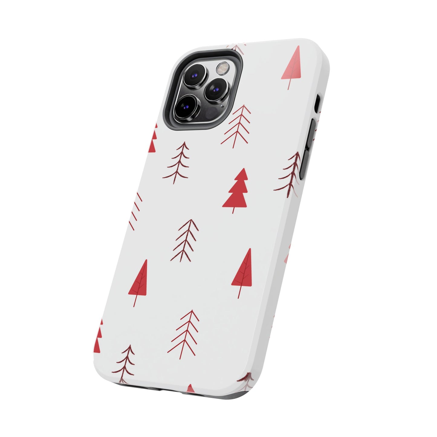 Scandi Red Pine Trees - iPhone Series Case