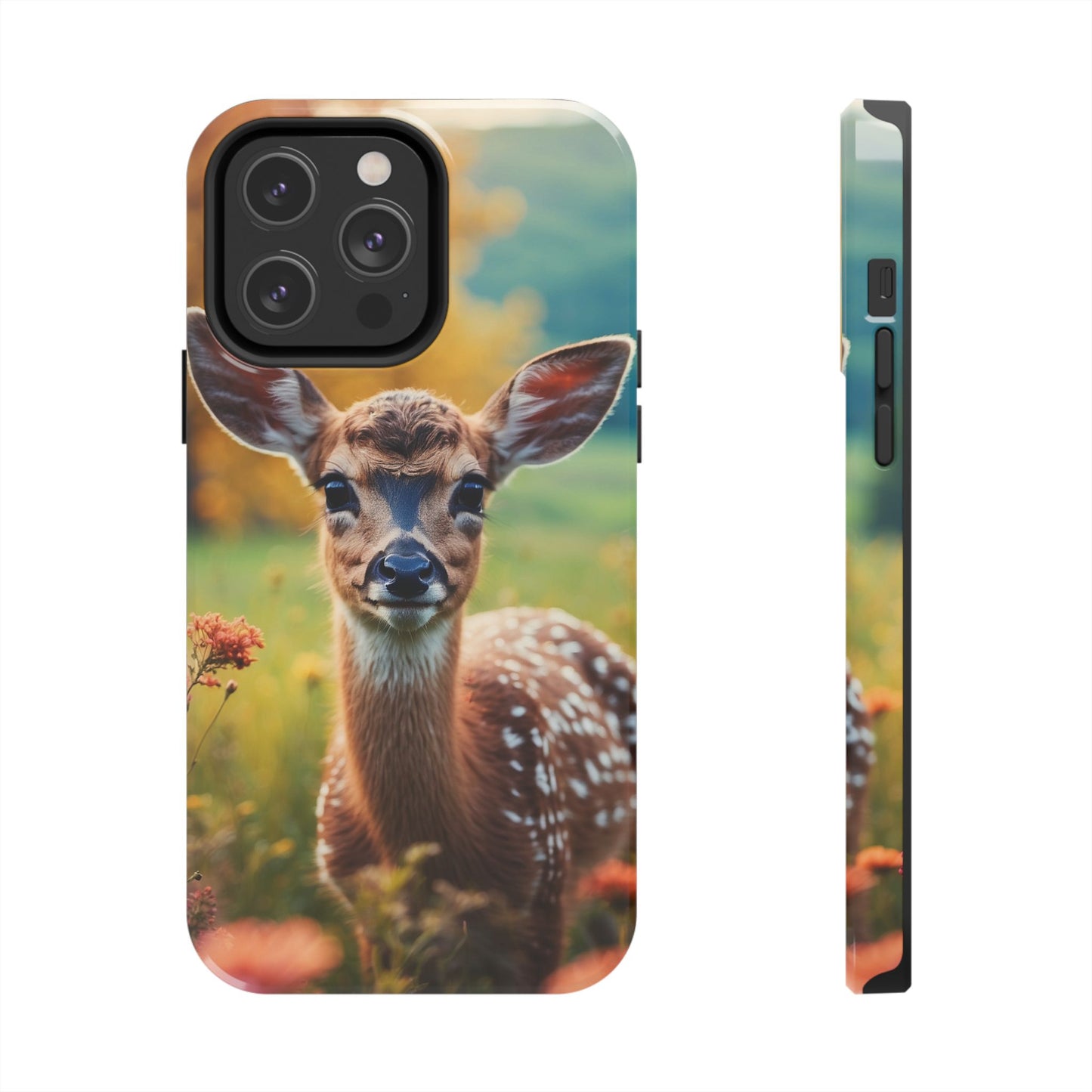 Golden Meadow Fawn iPhone Case