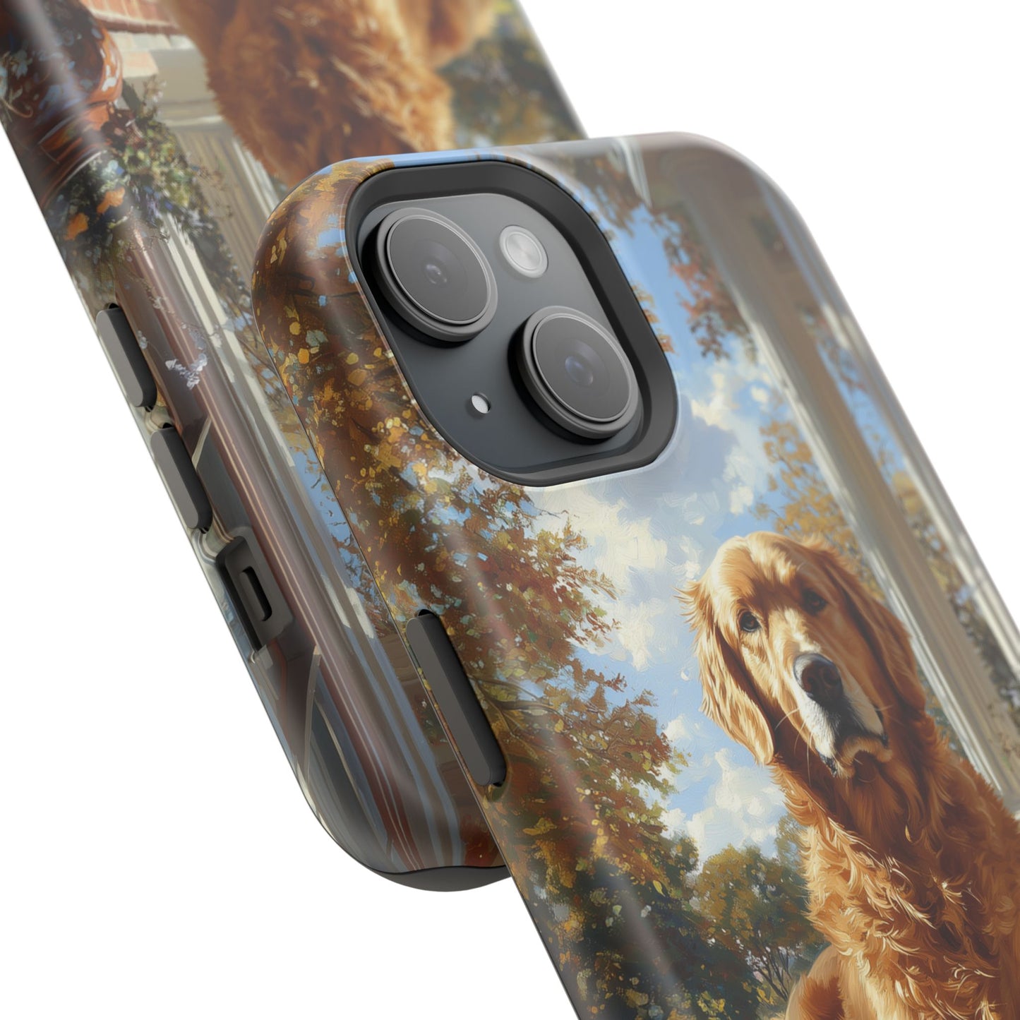 Golden Retriever Autumn Serenity - MagSafe iPhone Series Case