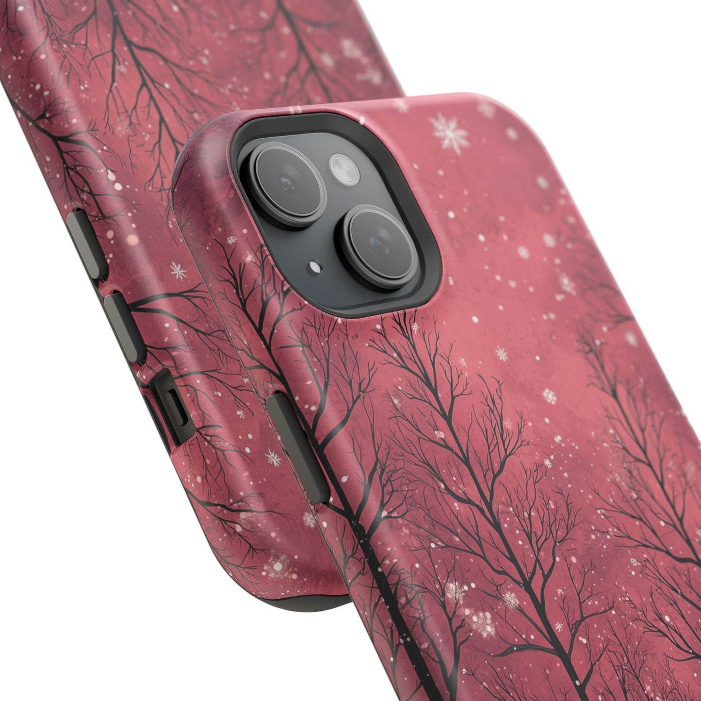 Pink Winter Twilight Forest - MagSafe iPhone Series Case