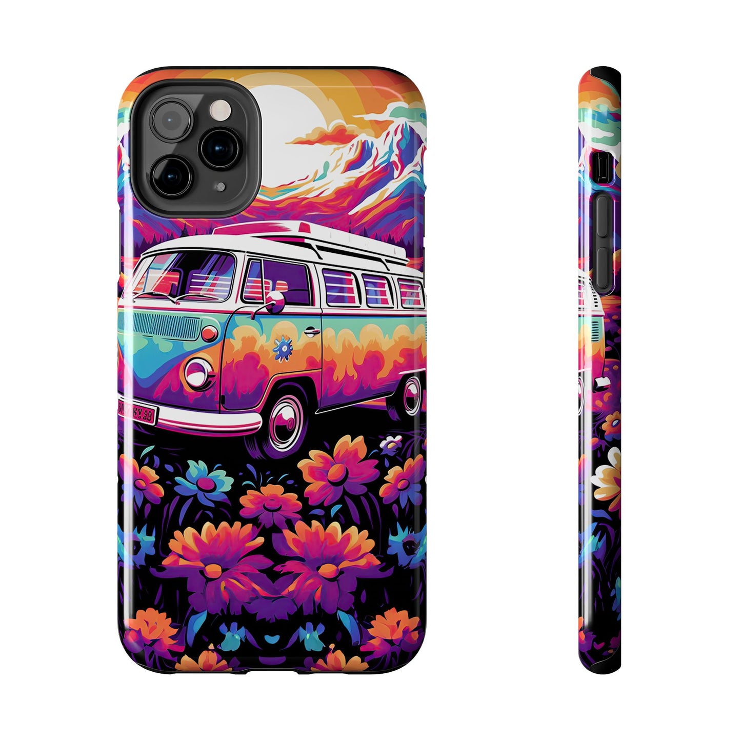 Groovy Floral Sunset Van – iPhone Series Case