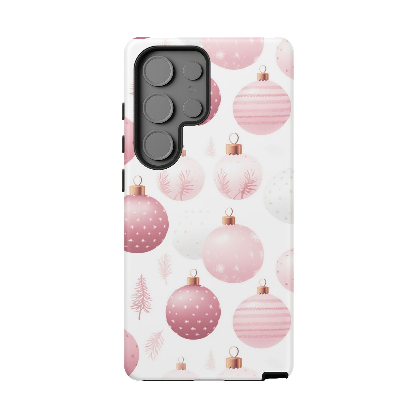 Samsung Galaxy Case: Merry in Pink – Christmas Balls