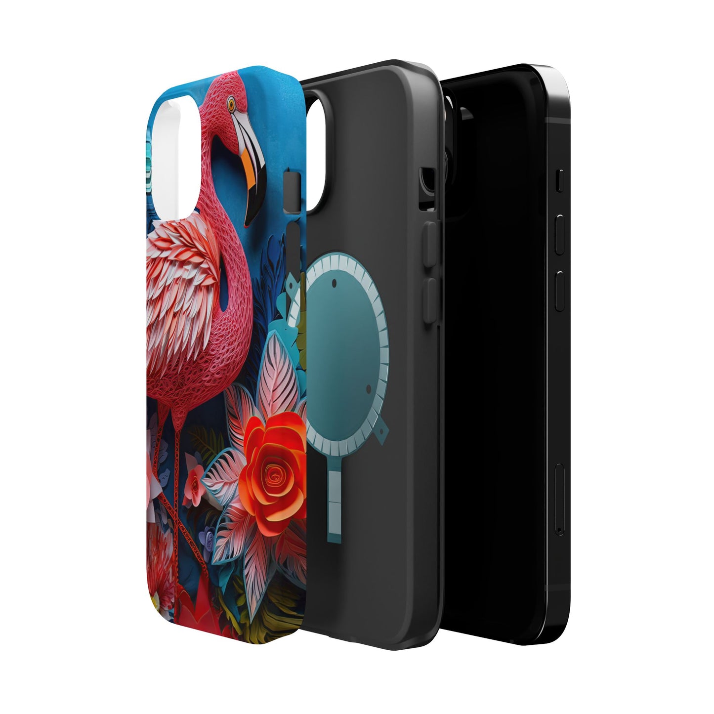 Flamingo Dreams – Bold Tropical MagSafe iPhone Case
