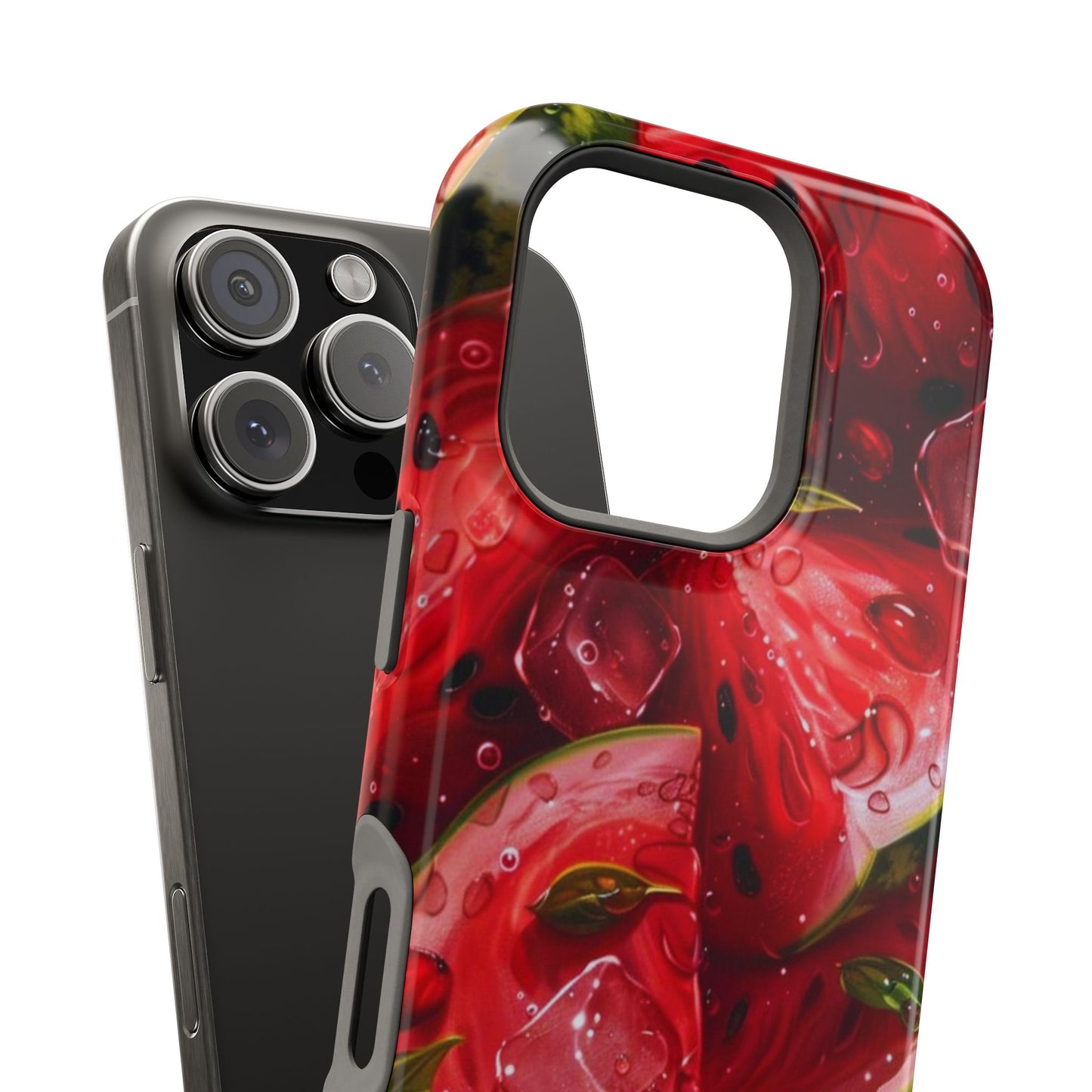 Juicy Watermelon MagSafe iPhone Case – Refreshing Summer Vibes, Dual-Layer Protection