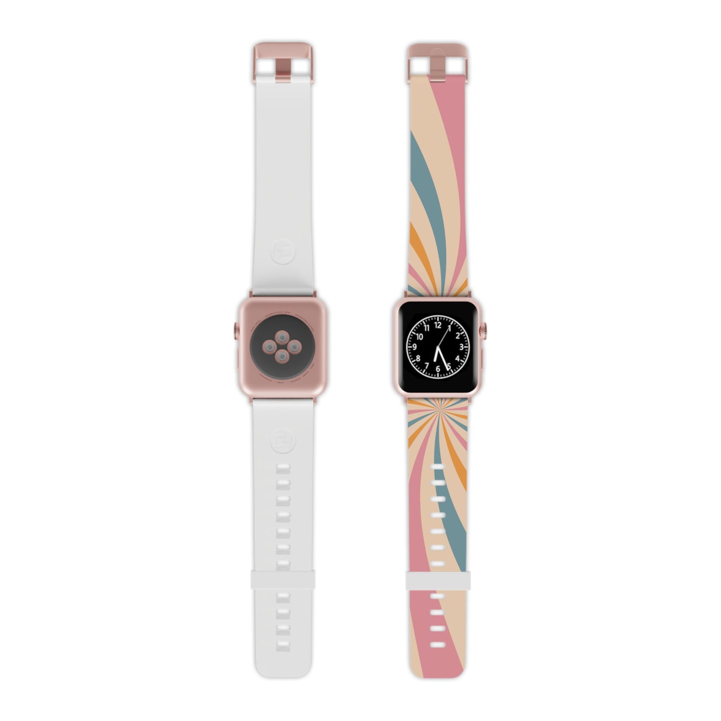 Retro Swirl Pattern Apple Band