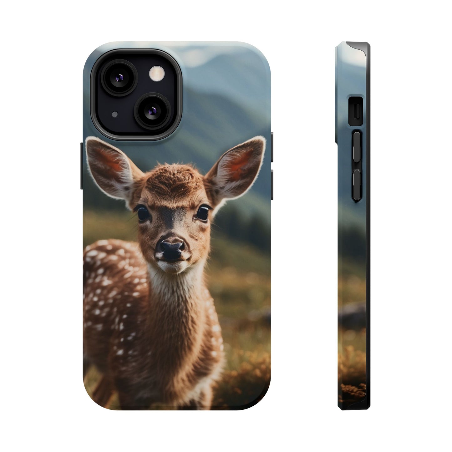 Gentle Fawn in Mountain Meadows MagSafe iPhone Case