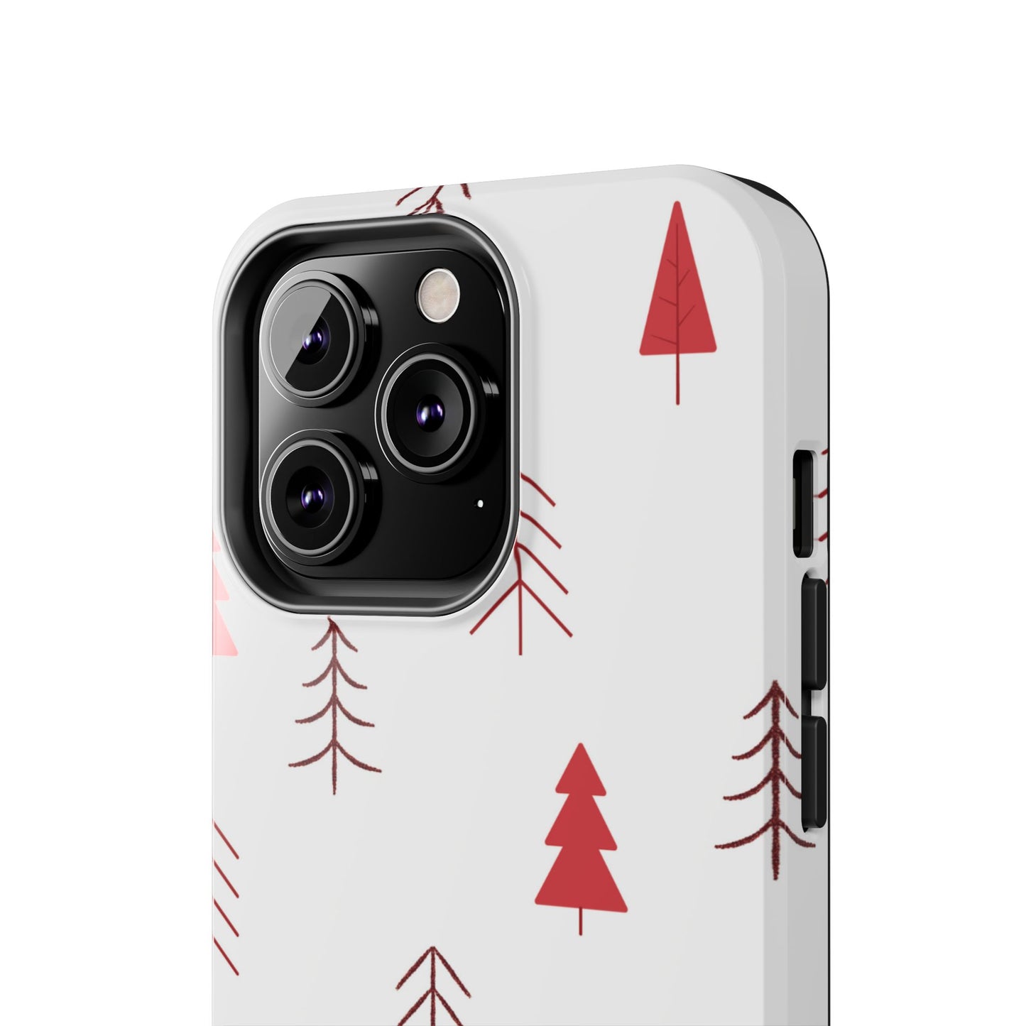 Scandi Red Pine Trees - iPhone Series Case