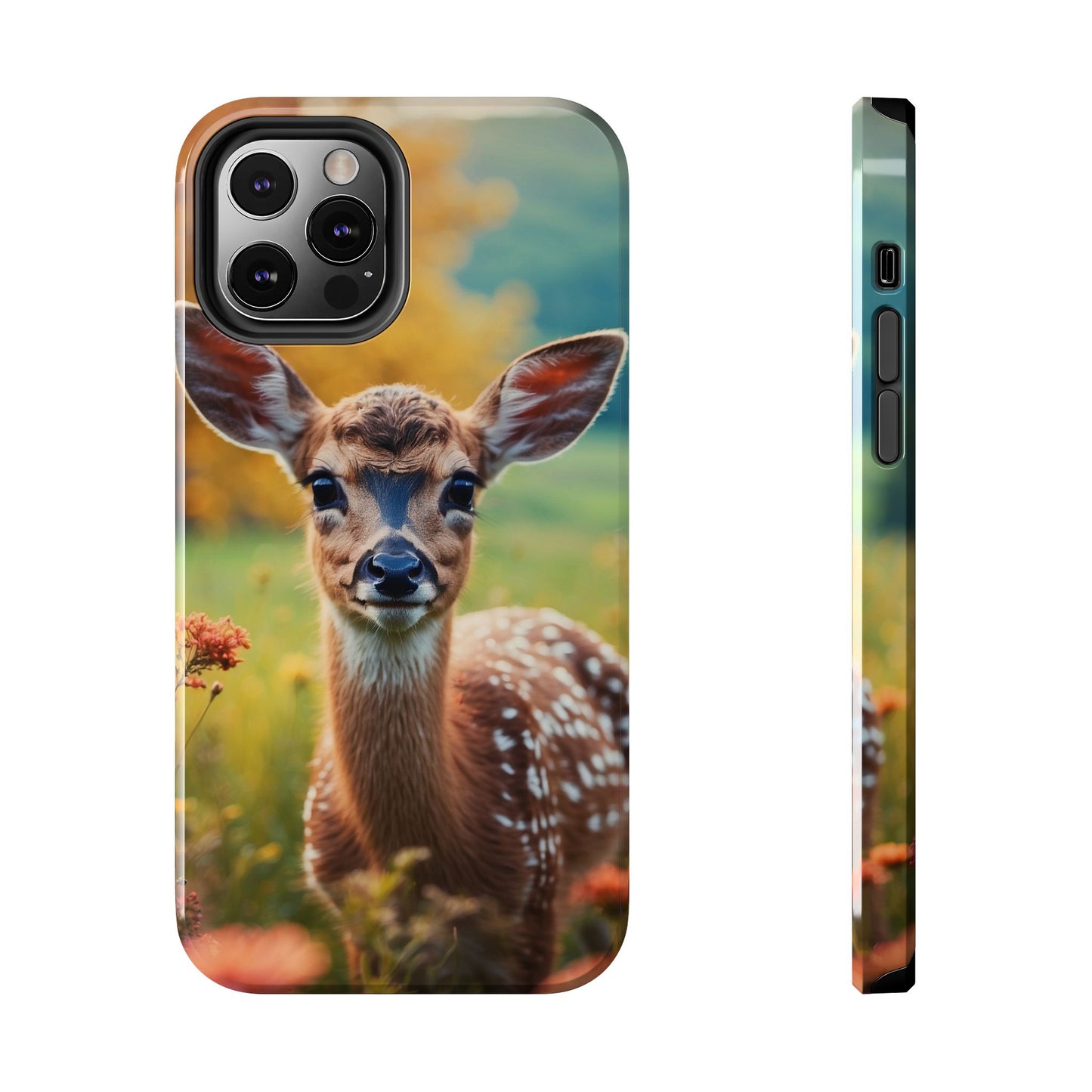 Golden Meadow Fawn iPhone Case
