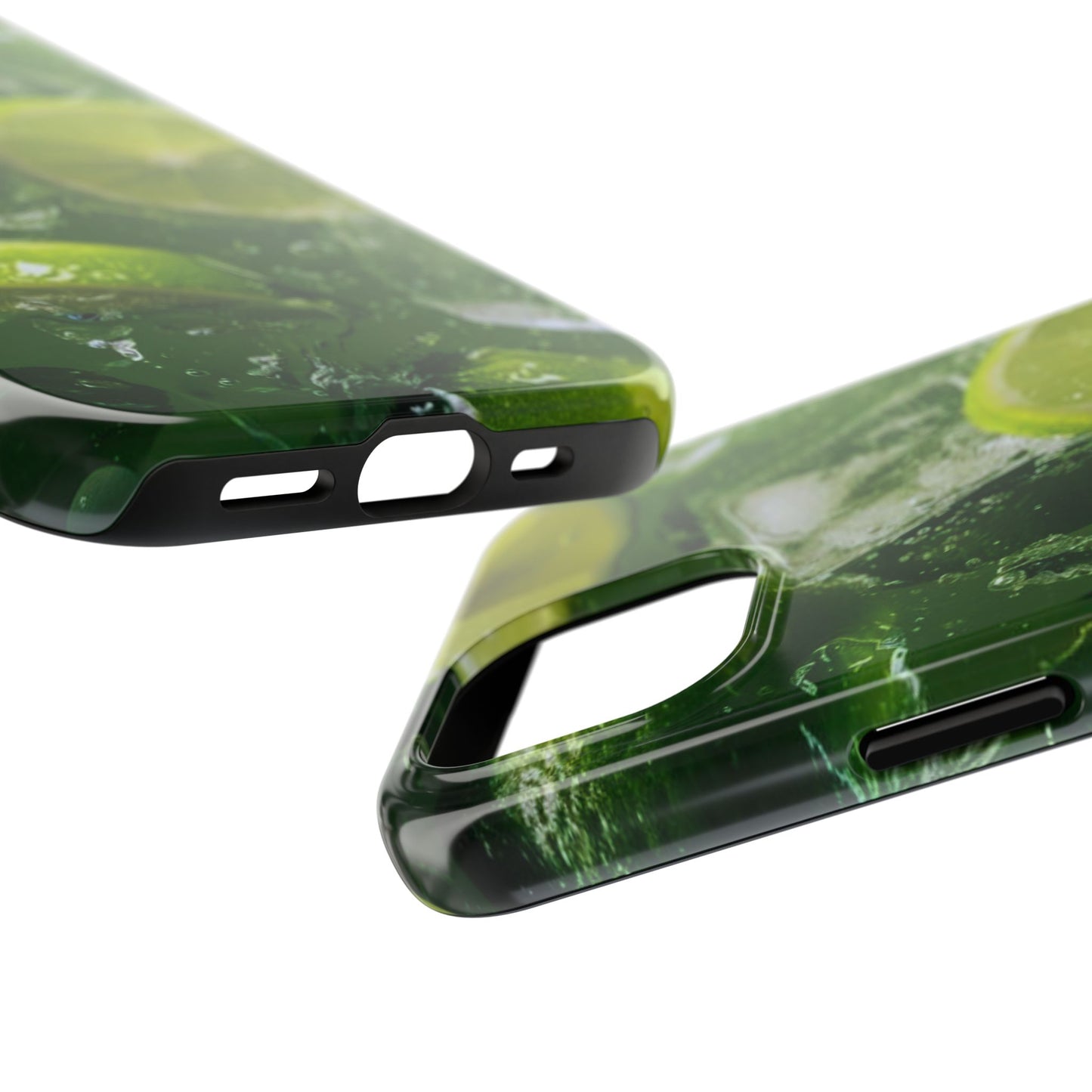 Refreshing Lime Splash iPhone Case – Tough Protection, Vivid Dual - Layer Design - BOGO Cases