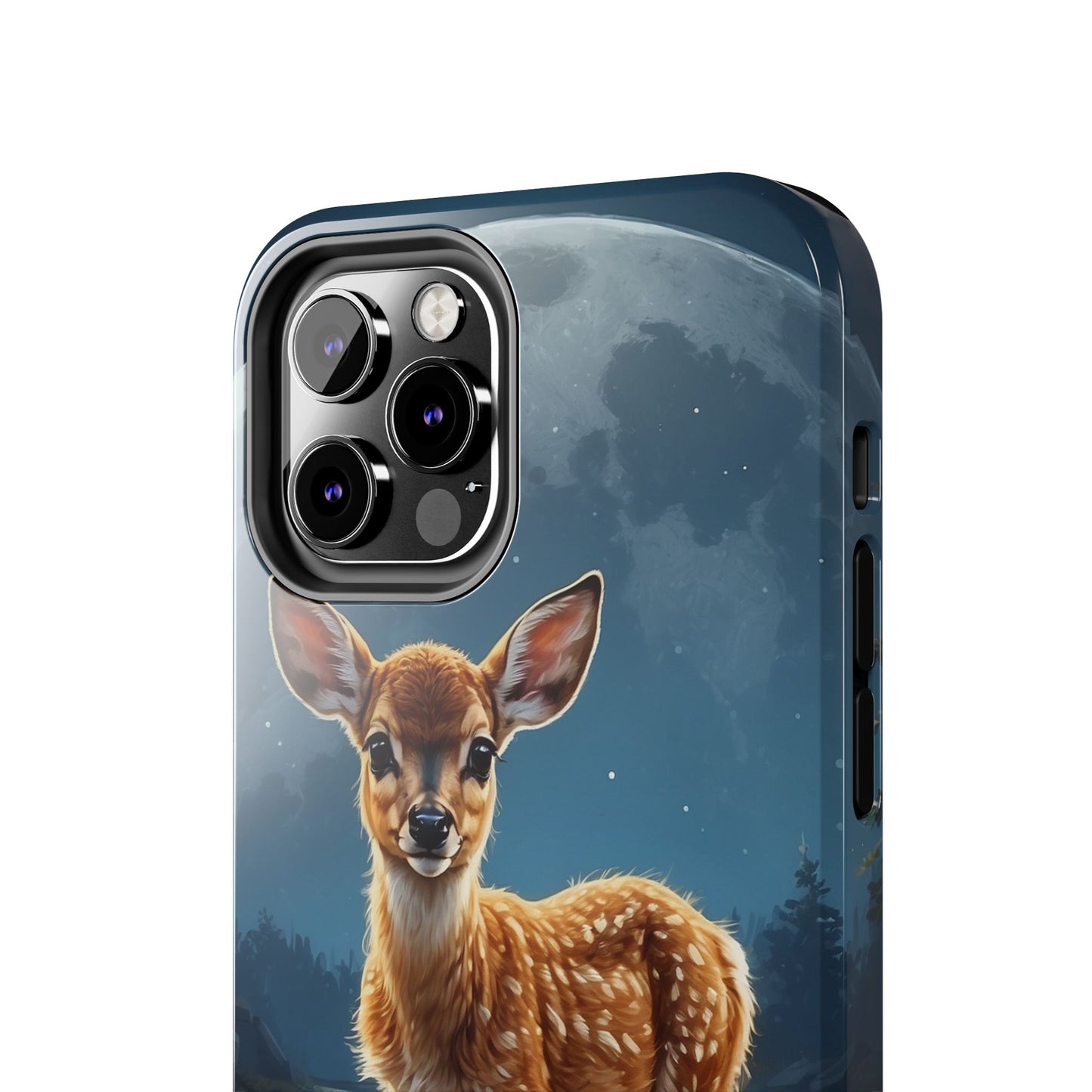 iPhone Case – Enchanted Fawn Under the Moonlit Sky