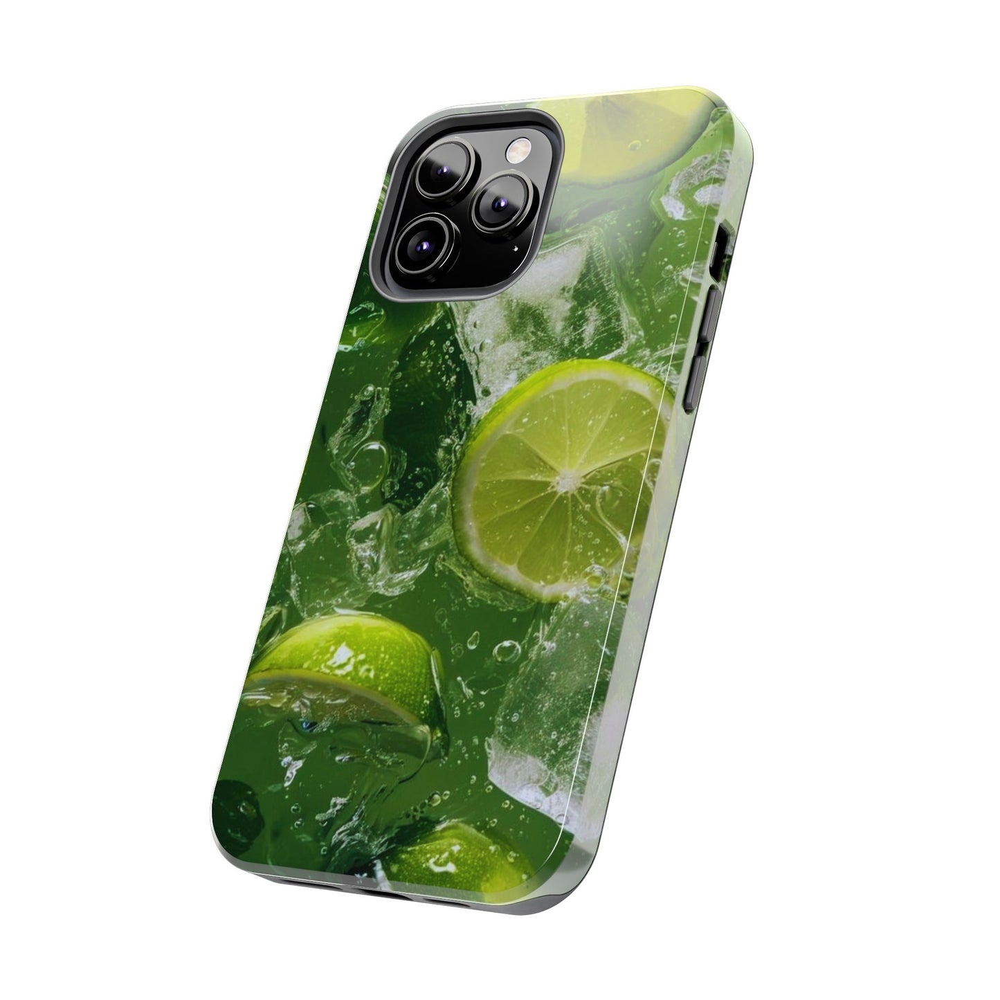 Refreshing Lime Splash iPhone Case – Tough Protection, Vivid Dual - Layer Design - BOGO Cases