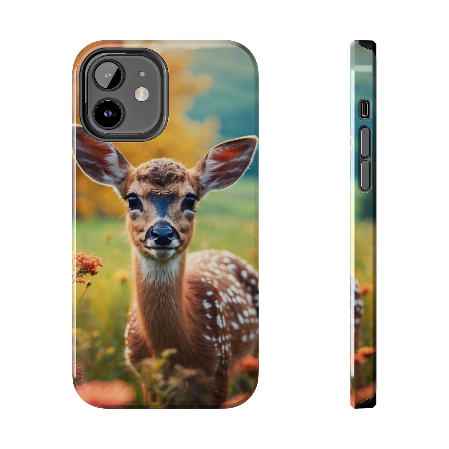 Golden Meadow Fawn iPhone Case