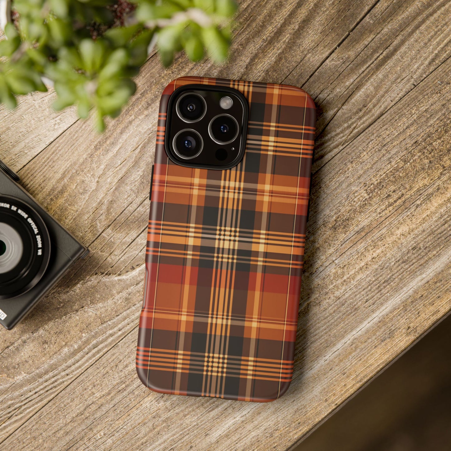 Vintage Charm Plaid Phone Case - Stylish Protection!