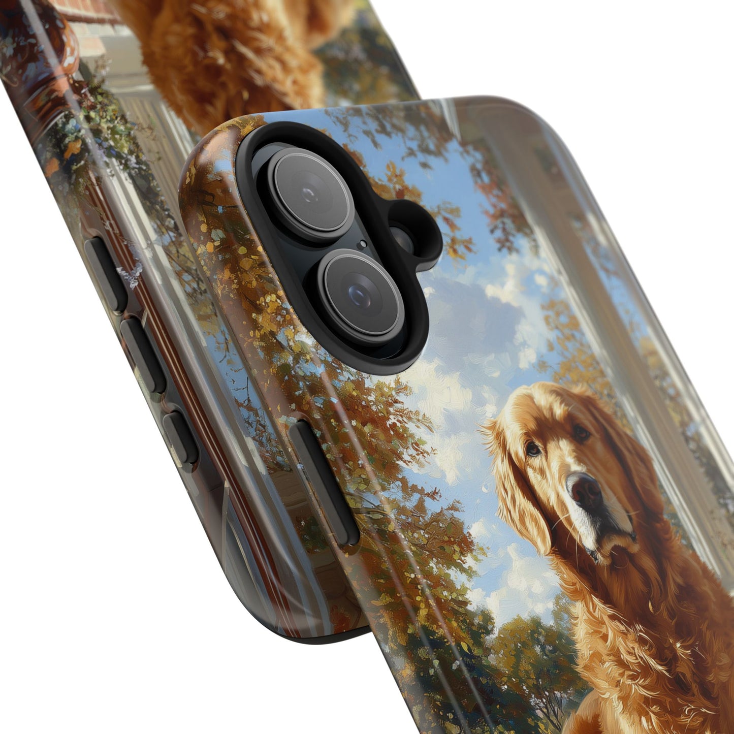 Golden Retriever Autumn Serenity - iPhone Series Case