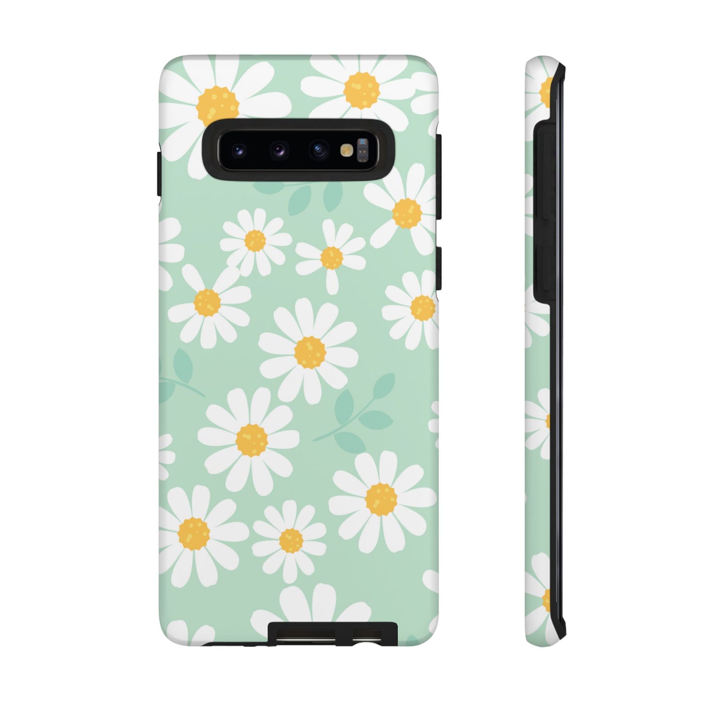Charming Daisy Floral Tough Samsung Galaxy Case – Spring Pastel Design, Shockproof & Slim