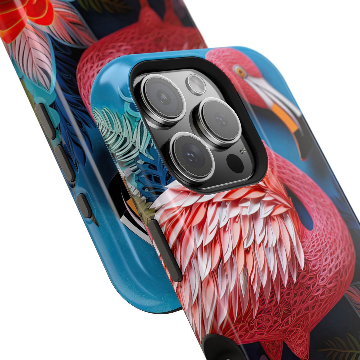 Flamingo Dreams – Bold Tropical MagSafe iPhone Case