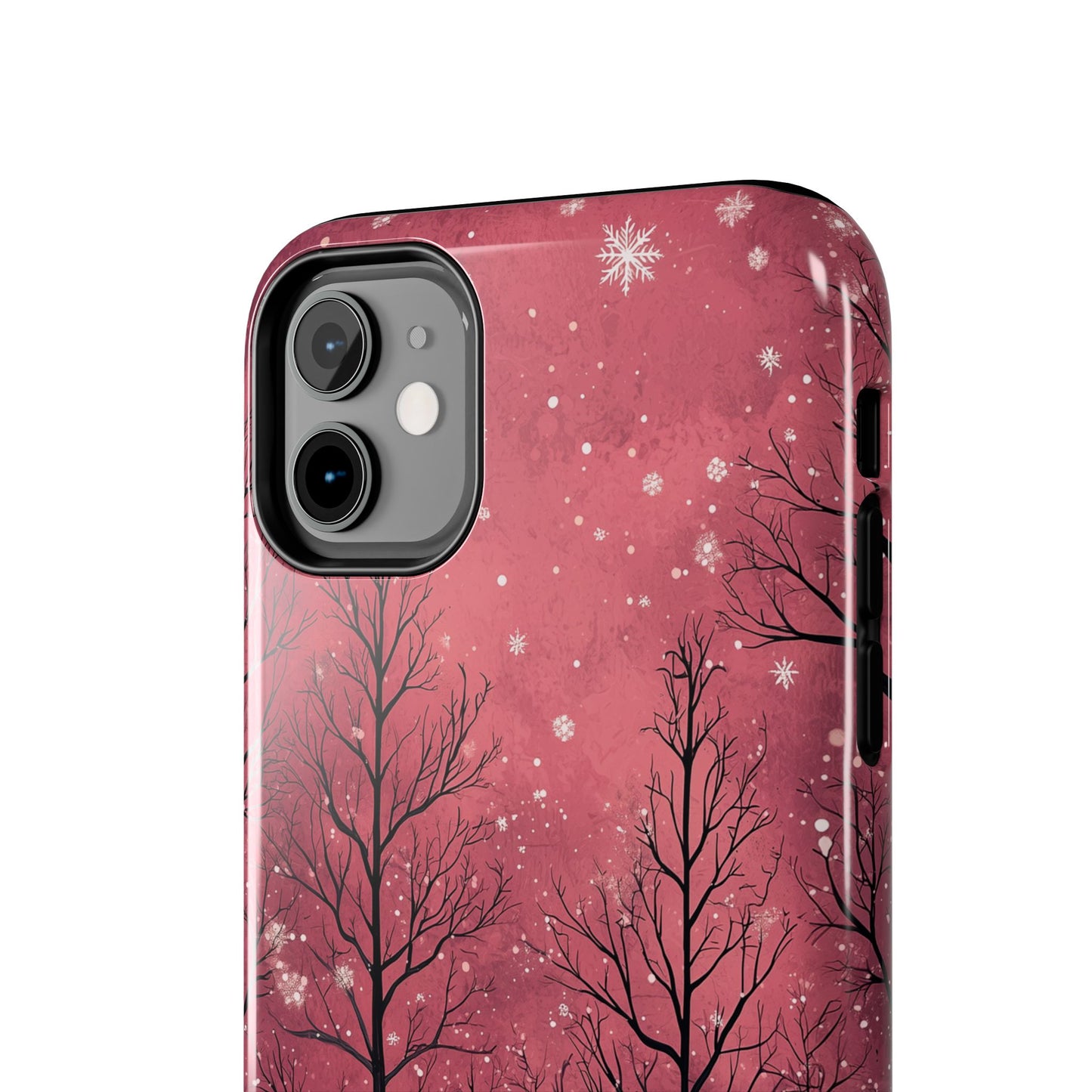Pink Winter Twilight Forest - iPhone Series Case - BOGO Cases
