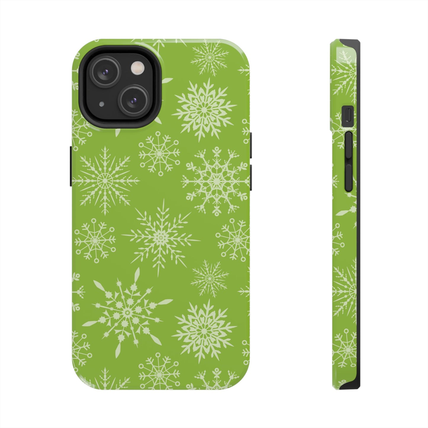 Green Snowflake Pattern – iPhone Series Case