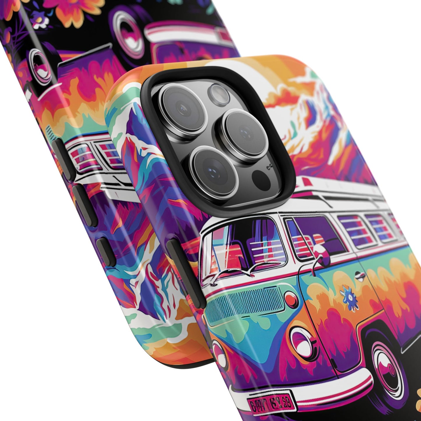 Groovy Floral Sunset Van – iPhone Series Case