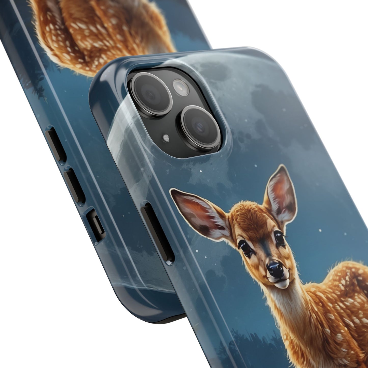 iPhone Case – Enchanted Fawn Under the Moonlit Sky