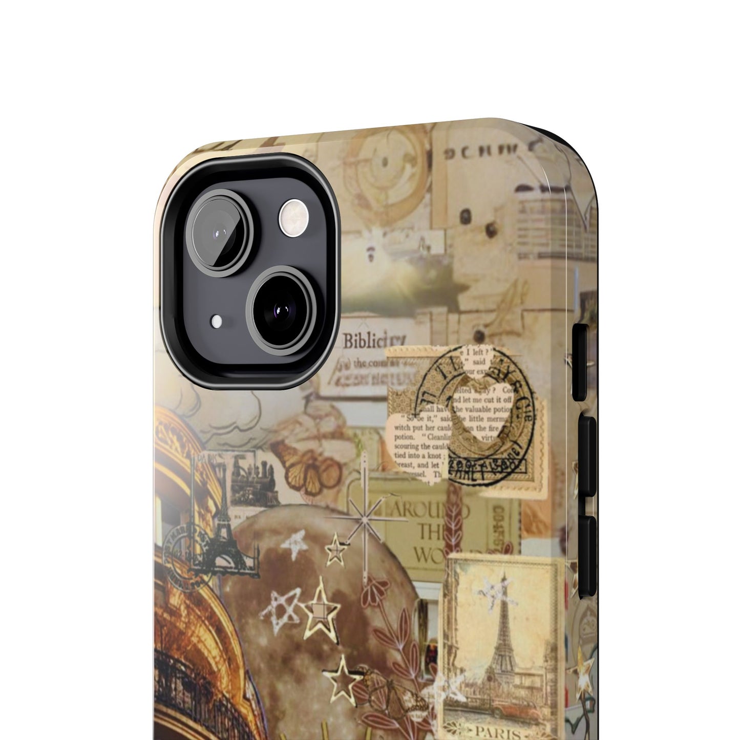 Parisian Dream Collage iPhone Case – Dual - Layer Protection with Vintage French Aesthetic - BOGO Cases
