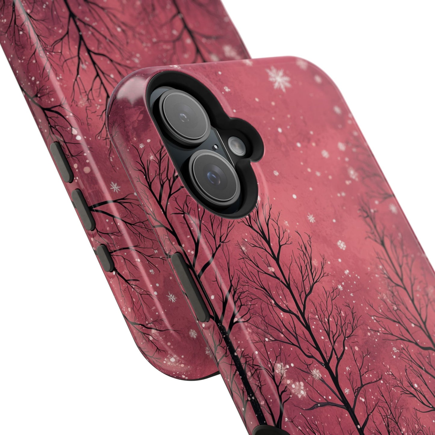 Pink Winter Twilight Forest - MagSafe iPhone Series Case