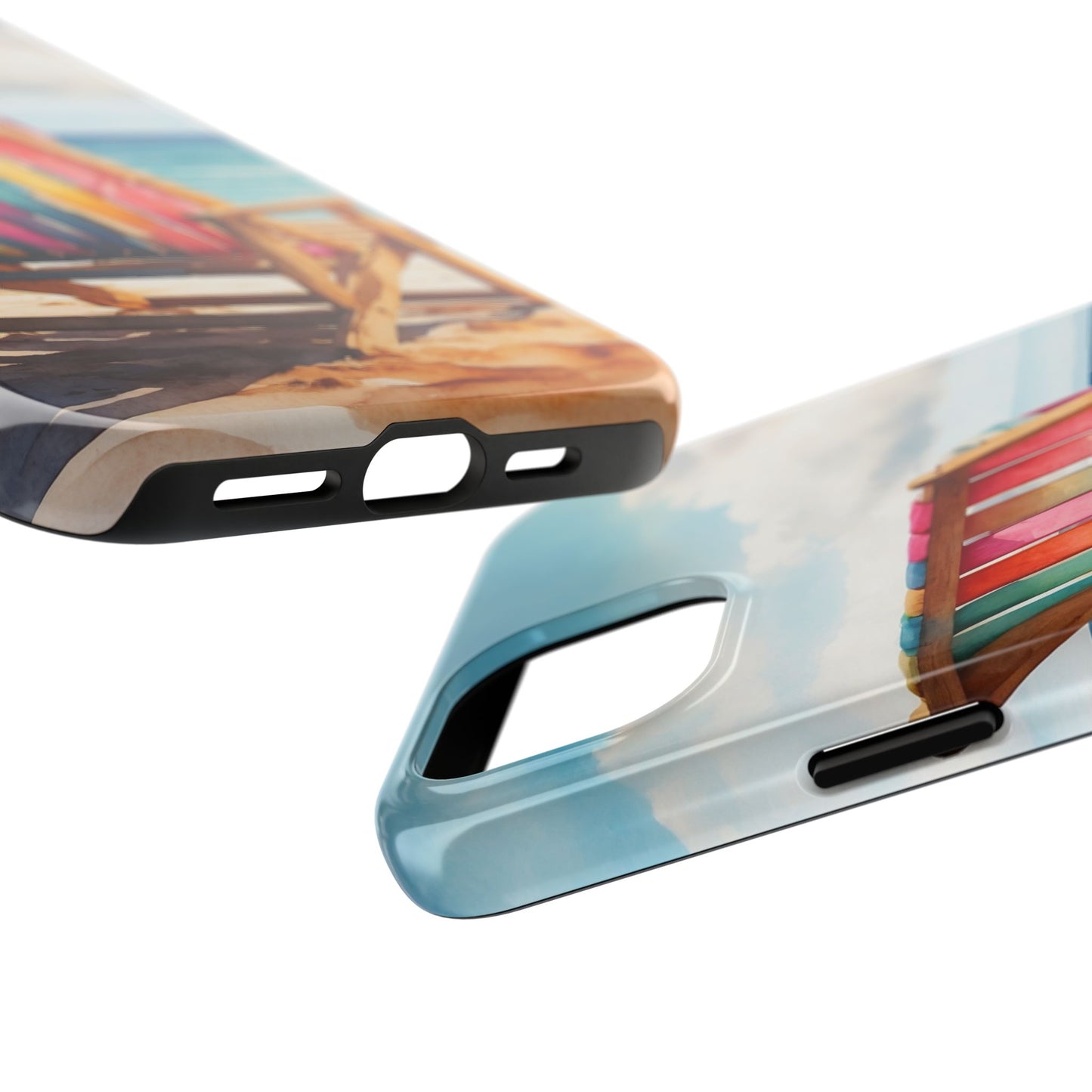 Vibrant Beach Escape iPhone Case – Tropical Summer Design