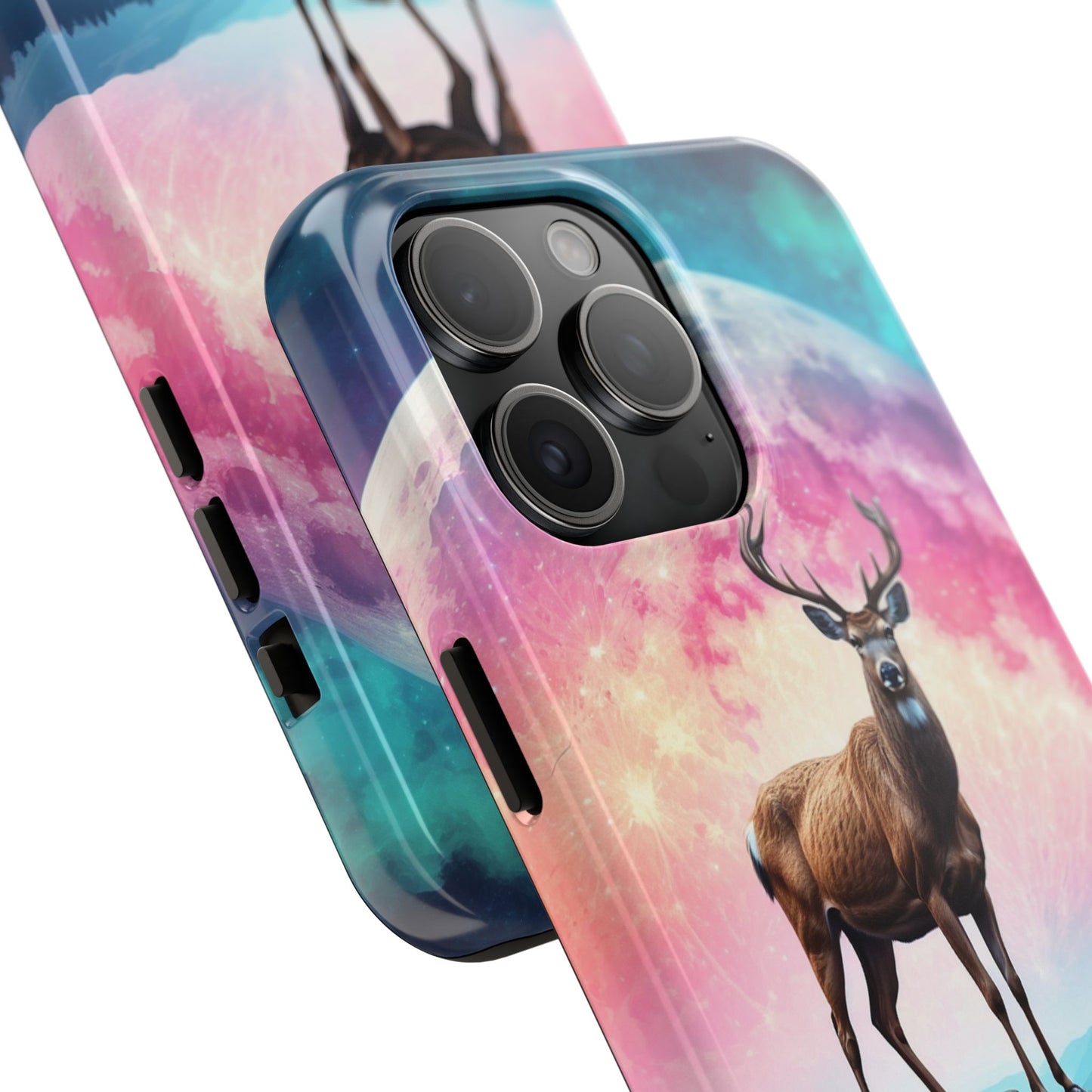 Stag in Moonlit Glow iPhone Case