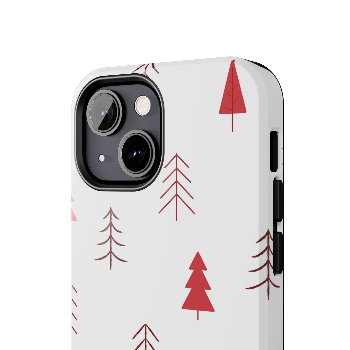 Scandi Red Pine Trees - iPhone Series Case