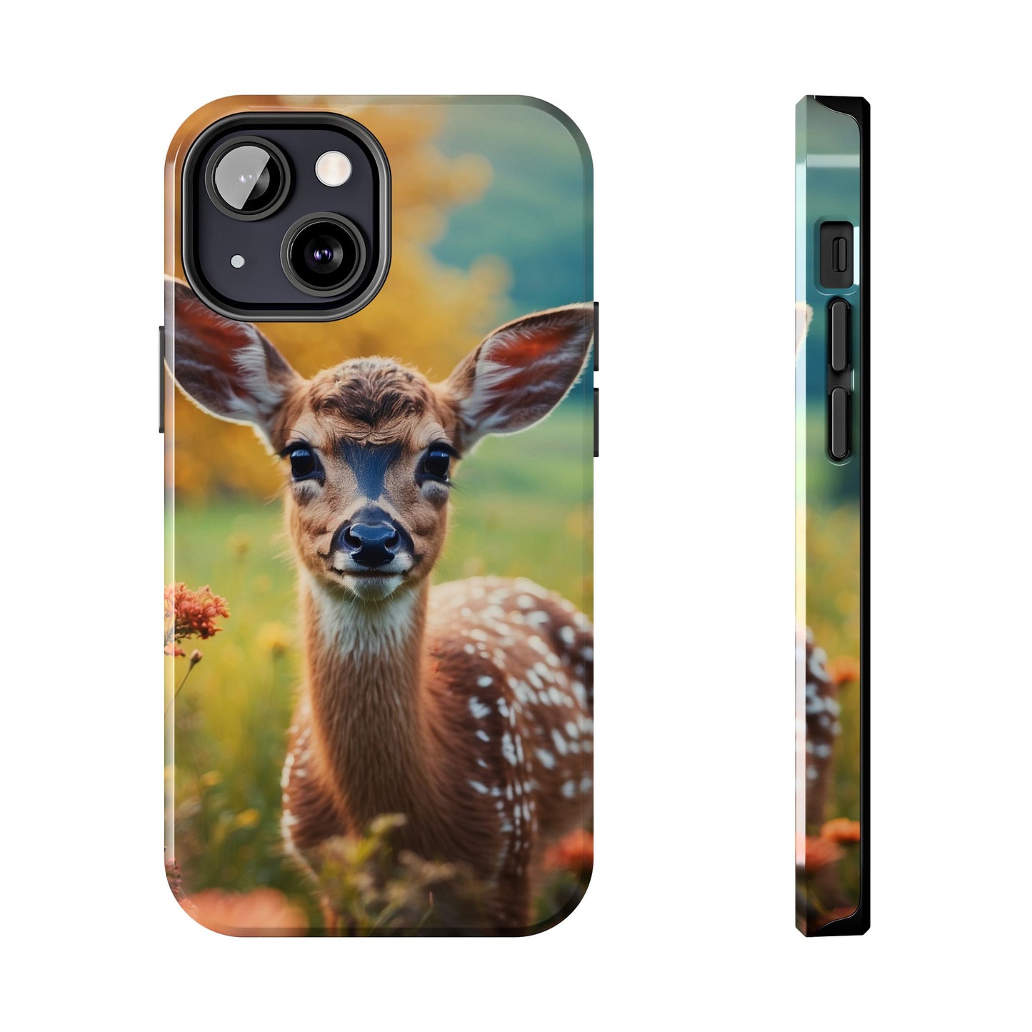 Golden Meadow Fawn iPhone Case
