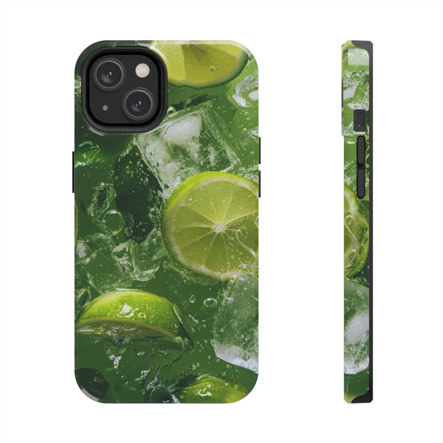 Refreshing Lime Splash iPhone Case – Tough Protection, Vivid Dual - Layer Design - BOGO Cases