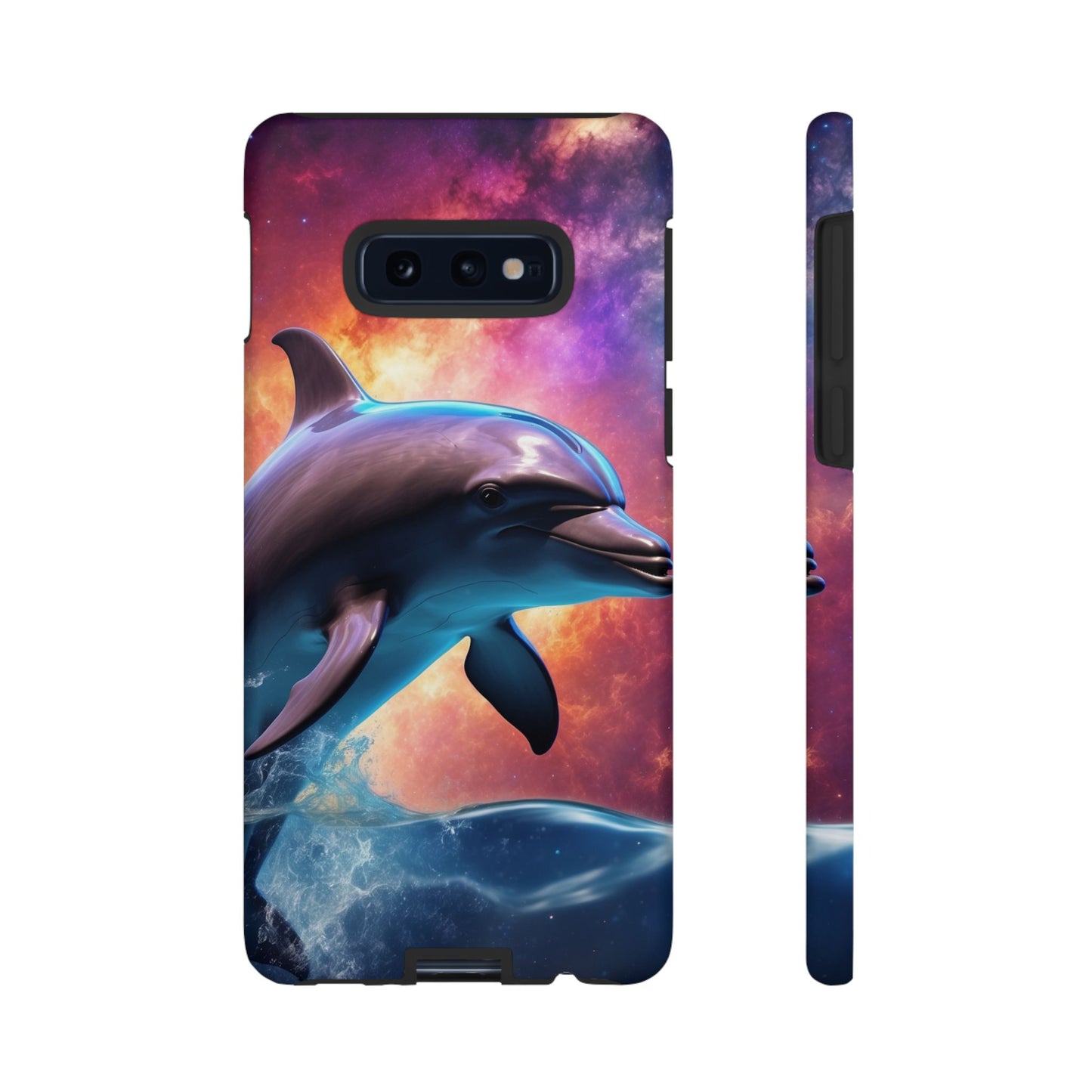 Cosmic Dolphin Galaxy Art - Samsung Galaxy Case