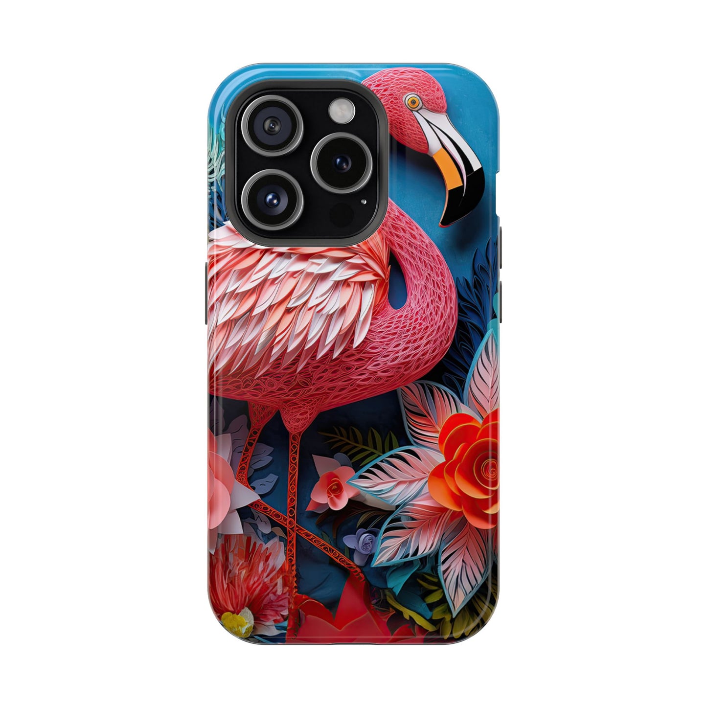 Flamingo Dreams – Bold Tropical MagSafe iPhone Case
