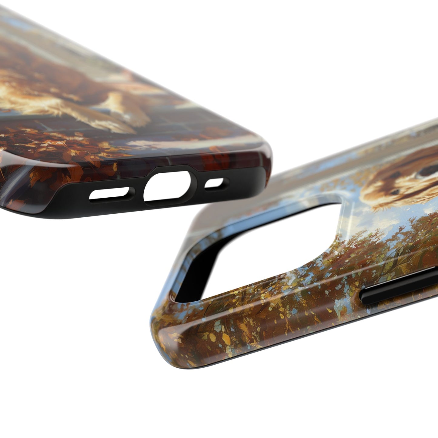 Golden Retriever Autumn Serenity - iPhone Series Case