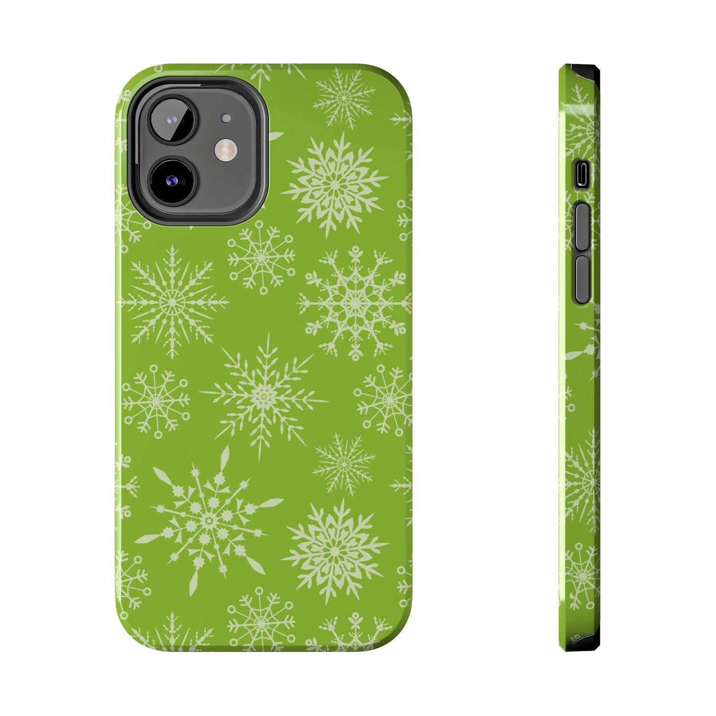 Green Snowflake Pattern – iPhone Series Case