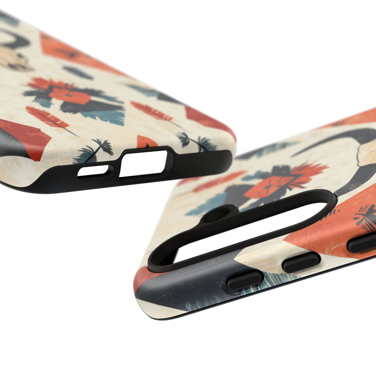 Southwestern Boho Skull Tough Samsung Galaxy Case – Durable Matte Finish, Dual-Layer Protection