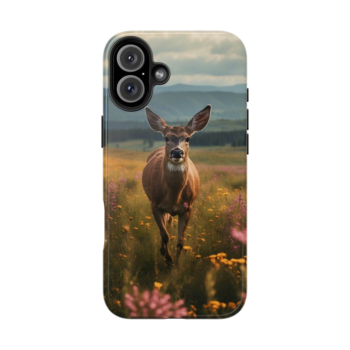 Rustic Meadow Deer – iPhone Case