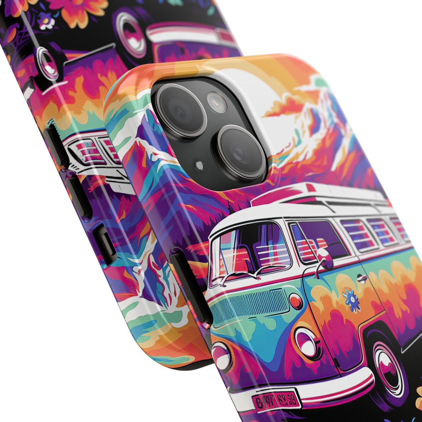 Groovy Floral Sunset Van – iPhone Series Case