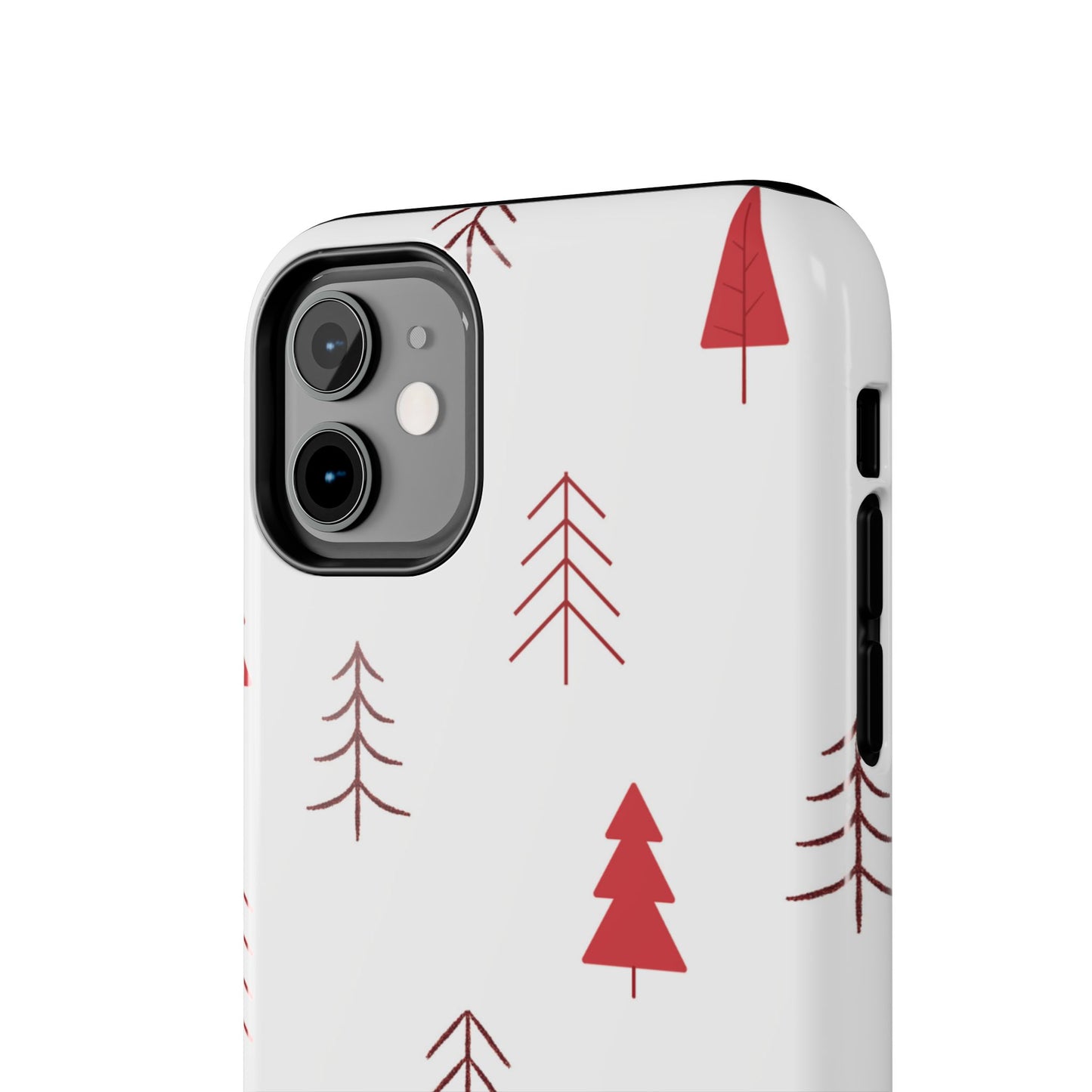 Scandi Red Pine Trees - iPhone Series Case