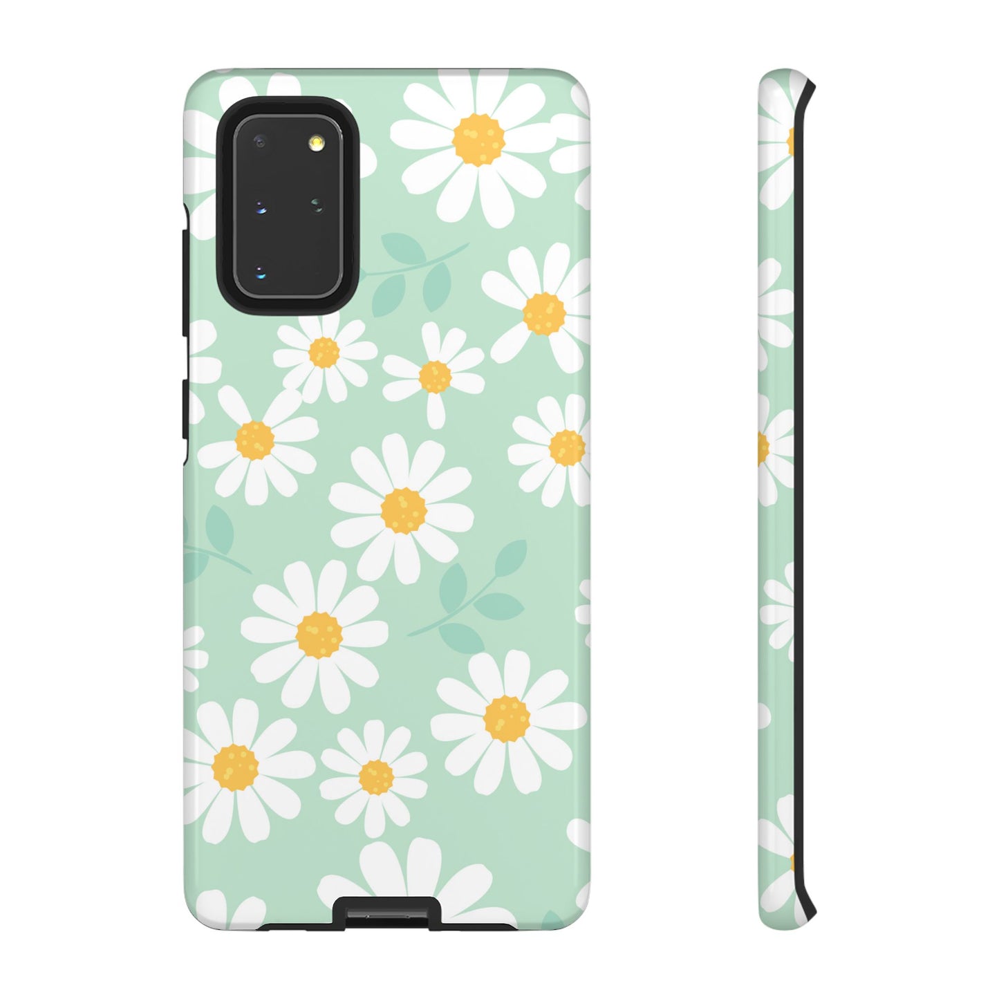 Charming Daisy Floral Tough Samsung Galaxy Case – Spring Pastel Design, Shockproof & Slim
