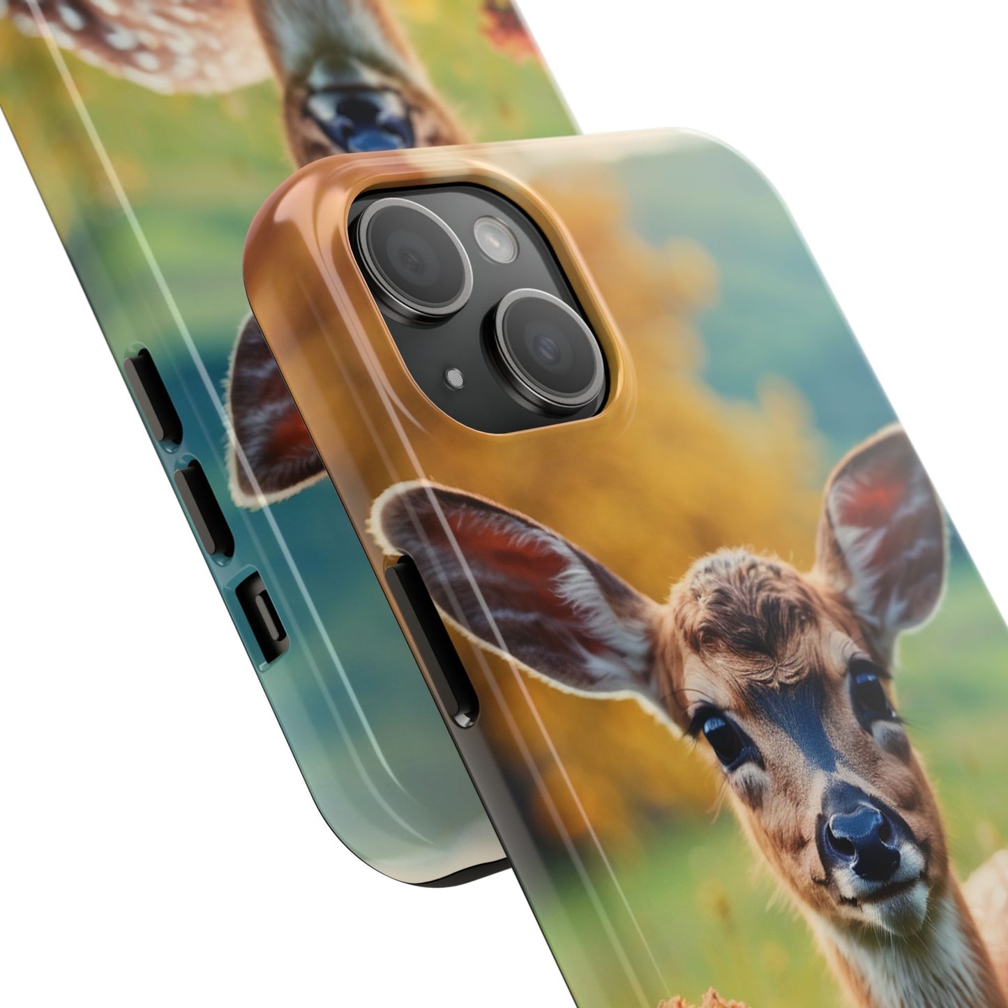 Golden Meadow Fawn iPhone Case