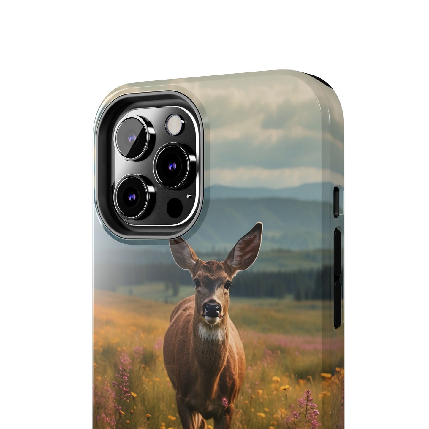 Rustic Meadow Deer – iPhone Case