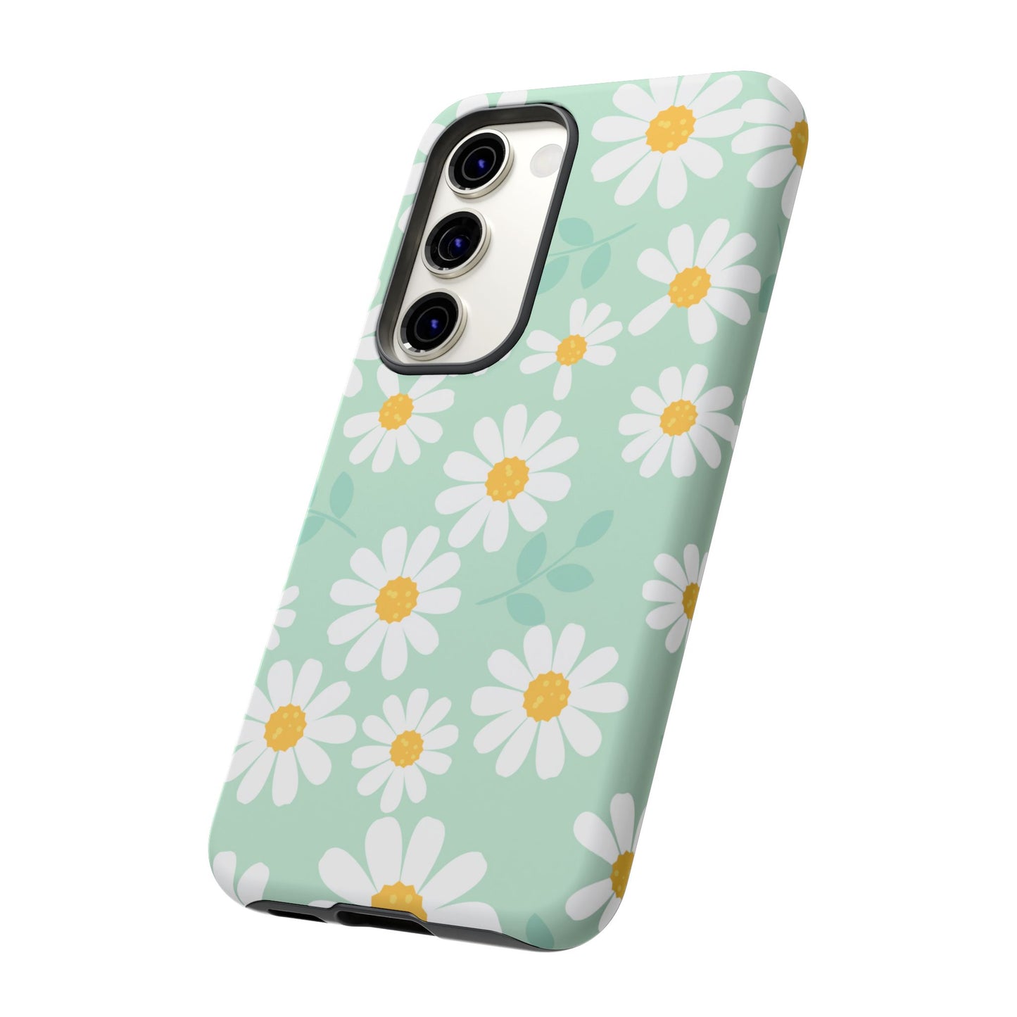 Charming Daisy Floral Tough Samsung Galaxy Case – Spring Pastel Design, Shockproof & Slim