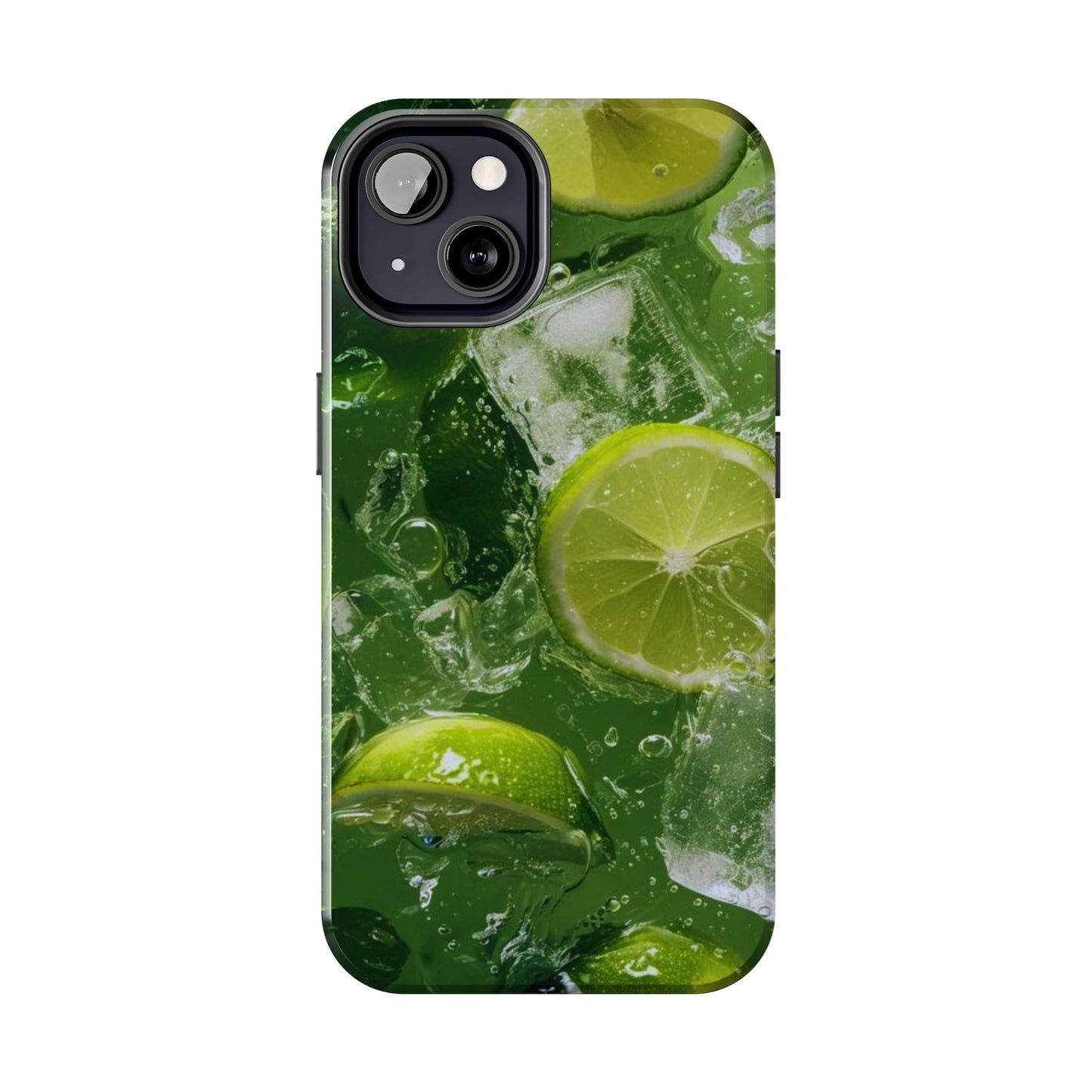 Refreshing Lime Splash iPhone Case – Tough Protection, Vivid Dual - Layer Design - BOGO Cases