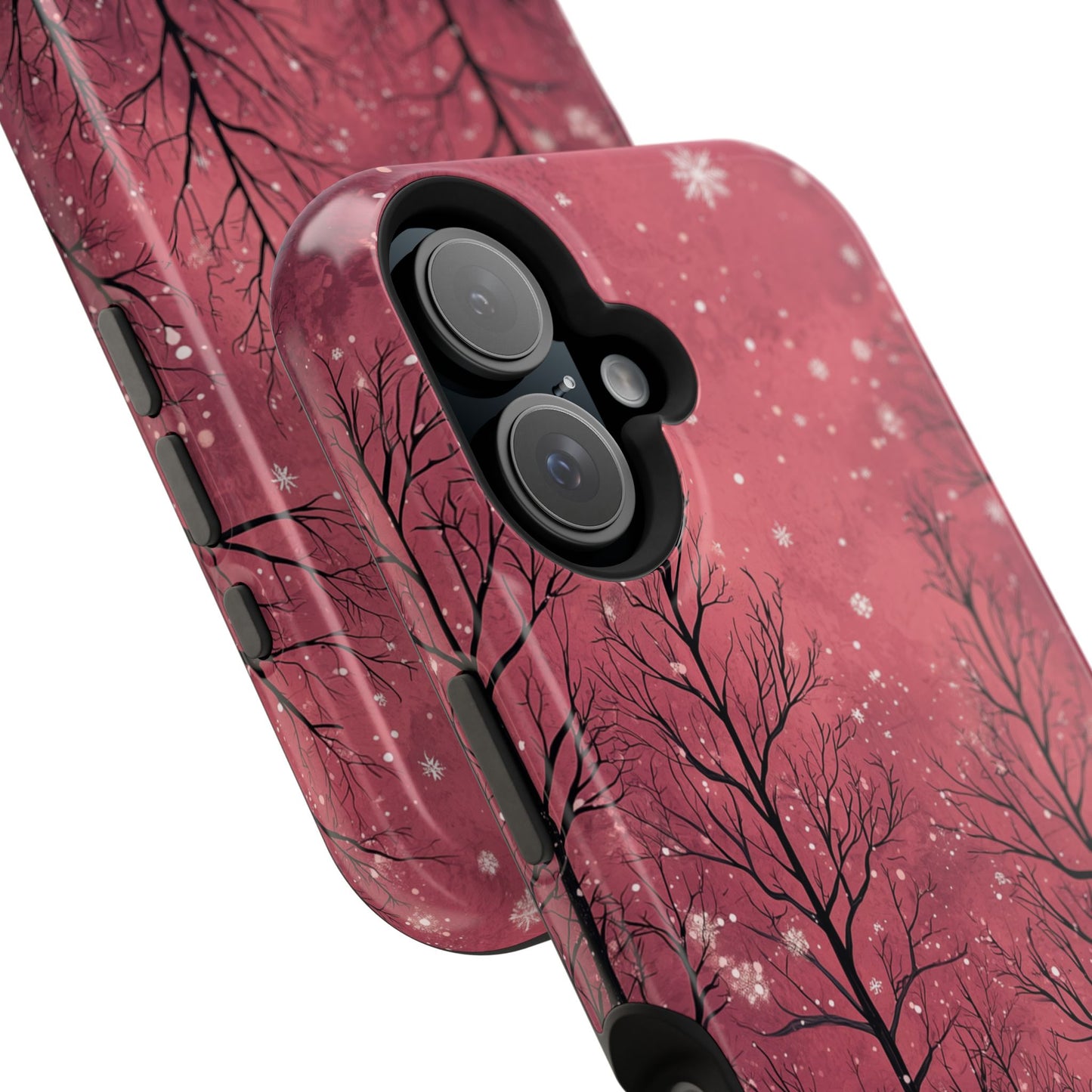 Pink Winter Twilight Forest - MagSafe iPhone Series Case